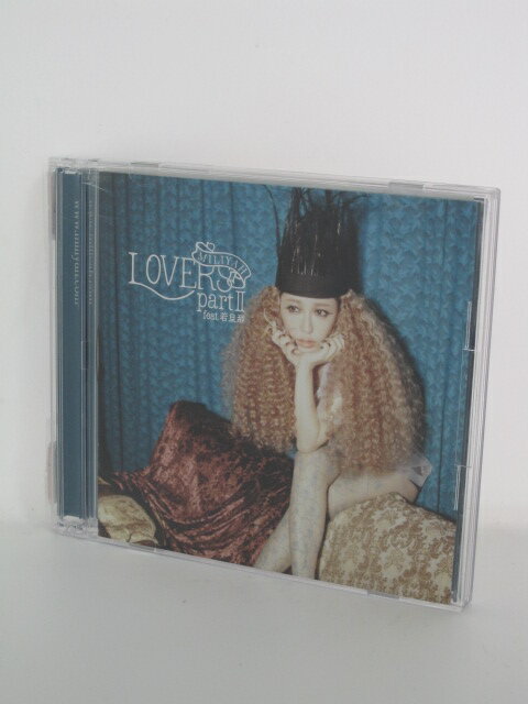 H4 15624【中古CD】「LOVERS partII feat.若旦那」加藤ミリヤ 2枚組（CD+DVD)。CD 1「LOVERS partII feat.若旦那」2「無口のうた」3「LALALA feat.若旦那(T.O.M. REMIX)」他。全4曲収録。DVD 「LOVERS partII feat.若旦那-Music Video-」