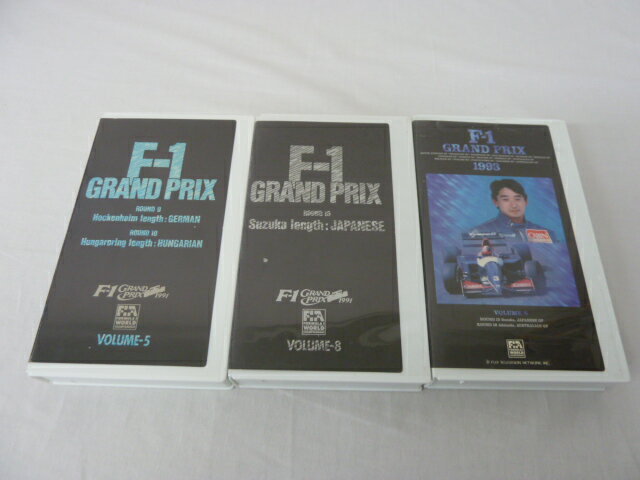 HVS01778̵ۡšVHSӥǥåȡۡF-1 GRAND PRIX1991 Vol.5.81993 Vol.8ס