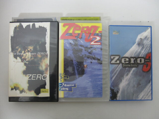 HVS02368【送料無料】【中古・VHSビデオセット】「スキーユニット ZERO-0 ZERO-2 ...