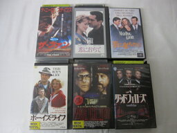 HVS02761【送料無料】【中古・VHSビデオセット】「ザ・ファン　恋に落ちて　恋に落ちたら　字幕スーパー版 ＜ロバート・デ・ニーロ＞ ●計6本●」