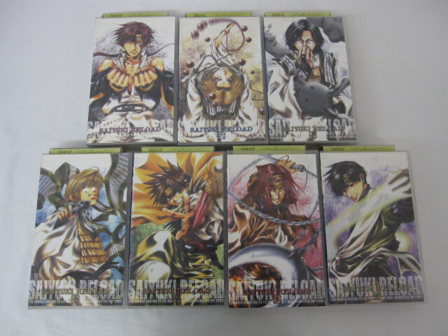 ●最遊記 RELOAD Vol.1-7● 7本セット販売 ◎ 購入前にご確認ください ◎ ◆商品説明◆ ※DVDではありませんのでご注意ください！ ○中古品（レンタル落ち・販売落ち）の【VHSビデオテープ】になります。 ○中古レンタル落ちビデオの為「ジャケットに日焼け」「稀なノイズ」「音の歪」がある場合がございます。 □発送について 〇3本以上のおまとめ購入の場合「佐川急便（緩衝材梱包）」の宅配便にて発送させていただきます。（離島除く） 〇2本ご購入の場合は、「ゆうメール」にて個別発送させていただきます ○ケース・ジャケット・テープ本体に汚れや傷、シール等が貼ってある場合がございます。可能な限りクリーニング致しますが、完全に取れない場合がございます。 ○受注受付は24時間行っております。 メールの返信は翌営業日となりますので、ご了承ください。 お客様の設定によっては受信できない場合もございます事をご理解・ご了承いただきたくお願いいたします。 ※土日祝祭日はお休みをいただきます。 ※【送料は購入手続きにて配送先住所を指定した後に確定】します。 このページでは配送先・配送方法を指定できませんのでご注意ください。