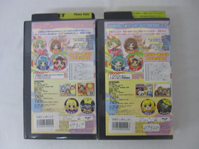 HVS00689【送料無料】【中古・VHSビデオセット】「ぱにょぱにょデ・ジ・キャラットVol.1-2」