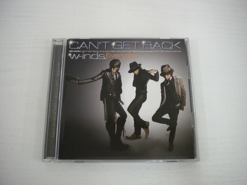 G1 33486 「Everyday/CAN'T GET BACK」w-inds. (初回盤B) 2枚組（CD+DVD）(PCCA-02796)【中古CD】