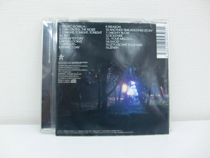 「TREASON」「GHOST」「ZENITH」他。全16曲収録。 ◎ 購入前にご確認ください ◎ □商品説明 ◎中古品（レンタル落ち・販売落ち）のCDになります。 ◎中古品のため再生・動作に影響ない程度の使用感・経年劣化がある場合がございます。 ◎ケース・パッケージ・盤面の汚れやシール等に関して、こちらでできるだけクリーニング致しますが、取れない場合がございます。 ◎ケースに割れ、キズなどがある場合がございます。 ◎ケースが著しく破損、欠損している場合は写真に映っているものとは別のケースで送らせていただく場合がございます。 ◎帯や歌詞カード・ジャケットは、破れやテープ補強、もしくは付属していない場合がございます。 ◎基本的に付録やおまけは付いておりません。 ◎状態について神経質な方はご購入をお控えください。 ○受注受付は24時間行っておりますが、別サイト併売の為、品切れの際は申し訳ございませんがキャンセルとさせていただきます。 その際、必ずメールにてご連絡させていただきますが、お客様の設定によっては受信できない可能性もございますことをご理解・ご了承いただきたくよろしくお願いいたします。