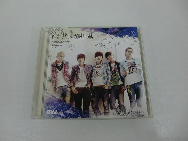G1 40603【中古CD】 「おやすみ good night -Japanese ver.-」B1A4