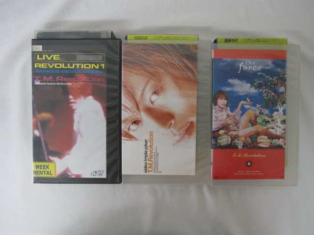 HVS01193【送料無料】【中古・VHSビデオセット】「"●The force T.M.R●video triple joker T.M.Revoluti..