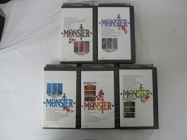 HVS01207【送料無料】【中古・VHSビデオセット】「MONSTER VOL.1.3.4.6.21 のみ」