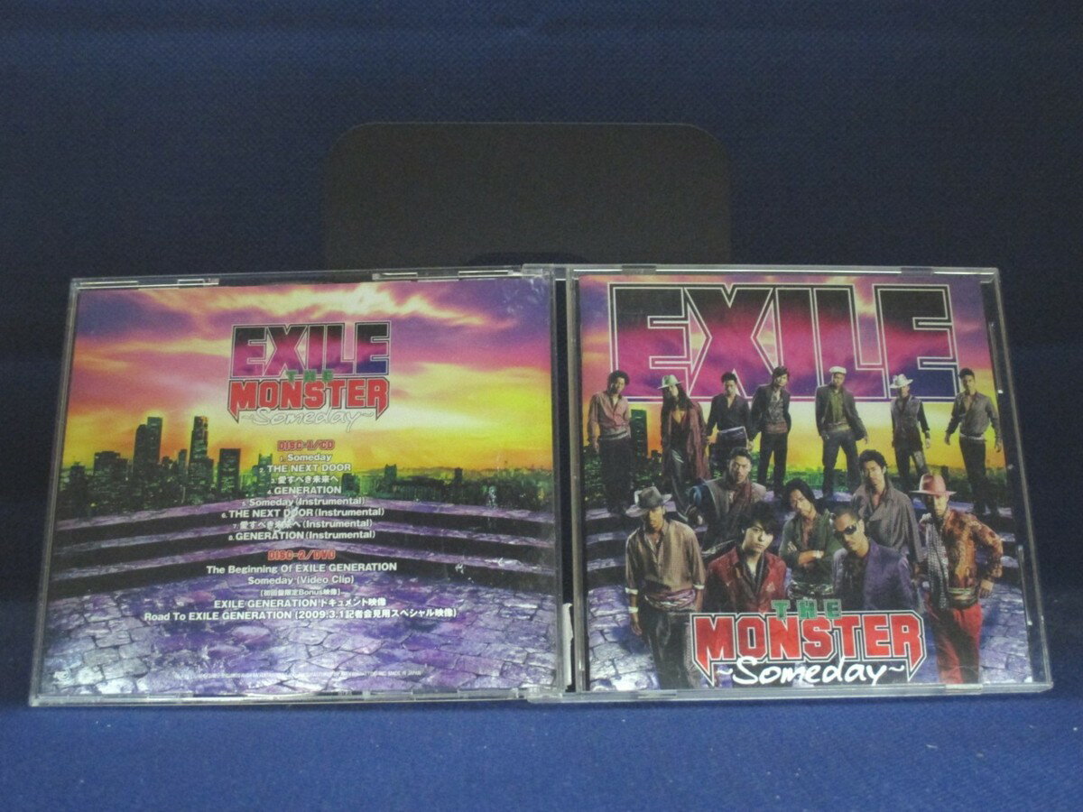 ♪#6 03385♪ 【中古CD＋DVD】 EXILE THE MONSTER ～Someday～ 2枚組 邦楽