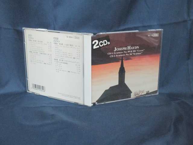 ♪#6 04919♪ 【中古CD】 Joseph Haydn / 交響曲第99番・第101番「時計」/ 交響曲第94番「驚愕」/ 二枚組　クラシック