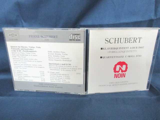 ♪#6 05004♪ 【中古CD】 SCHUBERT FORELLENQ