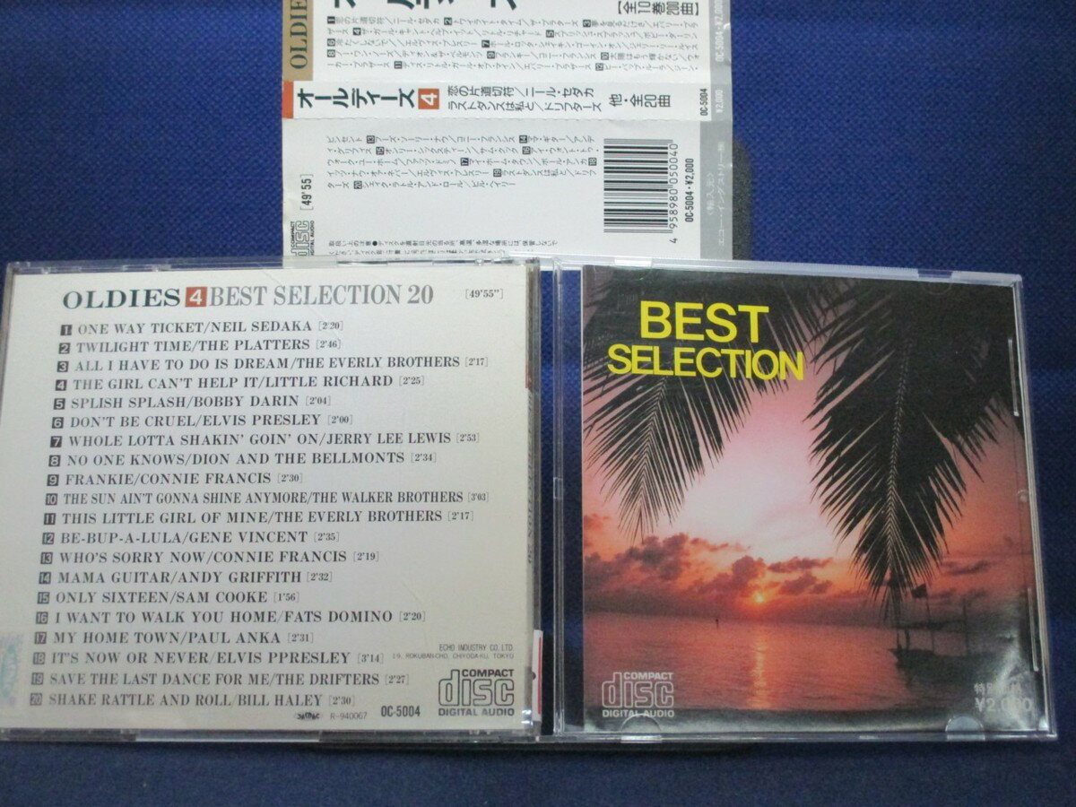 ♪ 6 05498♪ 【中古CD】OLDIES 4 BEST SELECTON 20 オールディーズ 4 ベストセレクション 20 洋楽