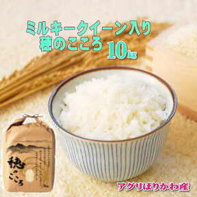 【石川県産 米 10kg】令和5年産ミルキークイーン入り穂のこころ白米10kg送料無料 農家直送 白米オリジナルブレンド米 もちもち 甘い