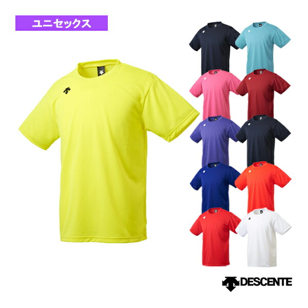 ワンポイントハーフスリーブシャツ／ユニセックス（DMC-5801B）『オールスポーツウェア（メンズ/ユニ） デサント』