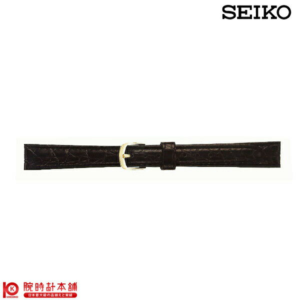 替えベルト セイコー(正規品) 牛革ワニ型押切身はっ水ステッチ付 13mm DE70 [正規品] メンズ＆レディース 時計関連商品 時計