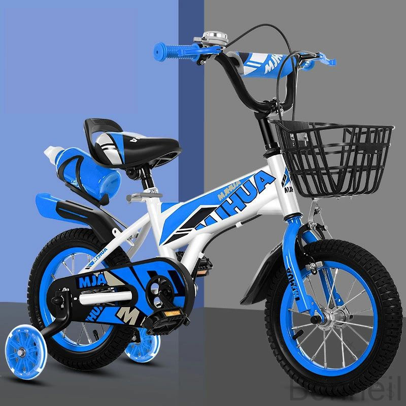 子供用自転車 12 14 16 18 20インチ 幼児用自転車 キッズ ジュニア 幼児キッズ 2歳から12歳対象 光る補助輪付き 泥除け付き バランス感覚養成 自転車高さ調節可能シート 男の子女の子可愛い
