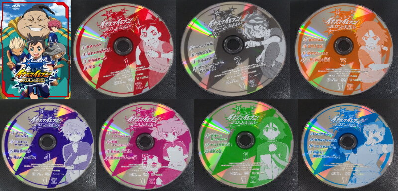 イナズマイレブン オリオンの刻印 【未完】全13巻中 vol.1～vol.7 計7枚【中古DVD】 ※vol.1以外ジャケット無し