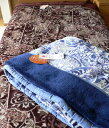 西川 合わせ 毛布 シングル サイズ 1.7kg 厚手 ボリューム 2枚合わせ マイヤー 合わせ毛布 あったか 暖かい 衿付き ブランケット 送料無料