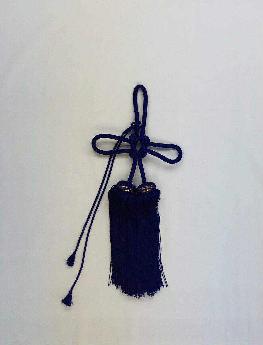 揚巻付き房　紫　日本製房の長さ　1尺（約30cm）