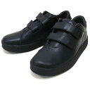 ARETH アース : ベルクロスニーカー I velcro /BLACK LEATHER