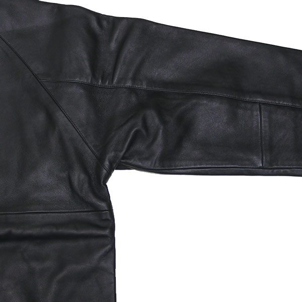 BLUCO WORK GARMENT ブルコ : レザーコーチジャケット BLACK