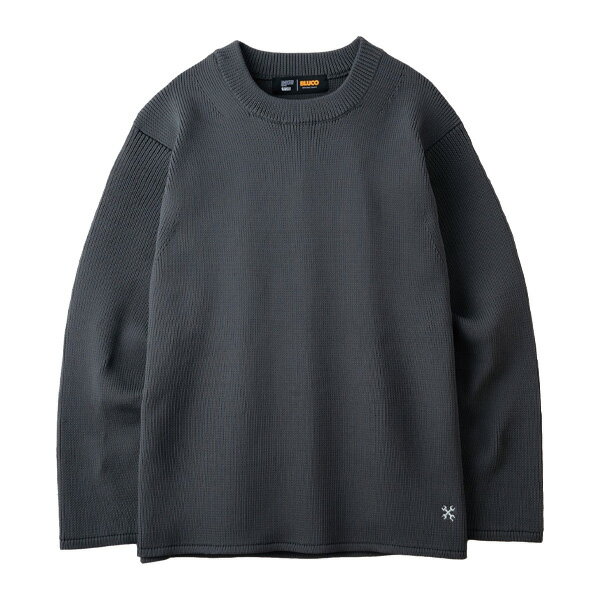 樂天商城 - BLUCO WORK GARMENT ブルコ : リブニットセーター Charcoal