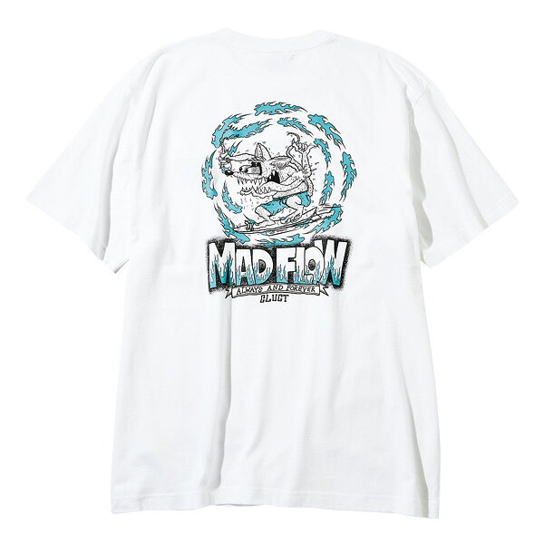 Character - CLUCT クラクト : 半袖マッドフローTシャツ White