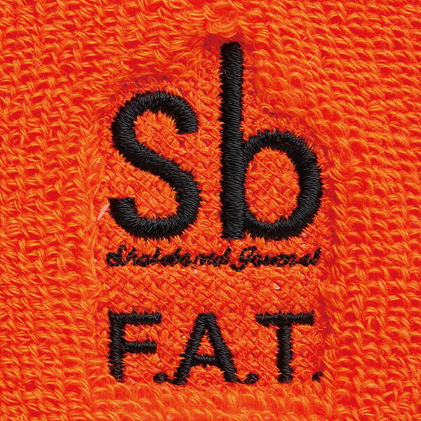 F.A.T. エフエーティー × sb エスビー : パイルリストバンド Black,Orange