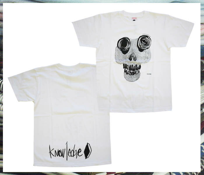 樂天商城 - KNOW1EDGE[ノーレッジ] × JUN KANEKO[ジュン カネコ] 半袖ジュンカネコTシャツ/WHITE
