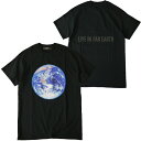 LIVE IN FAB EARTH リブインファブアース 半袖アースTシャツ/BLACK