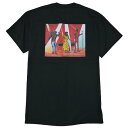 LIVE IN FAB EARTH リブインファブアース 半袖シンガーTシャツ/BLACK