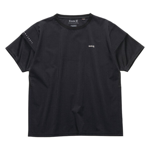 ROARK ロアーク : 半袖ストレッチ ドライTシャツ Jet Black