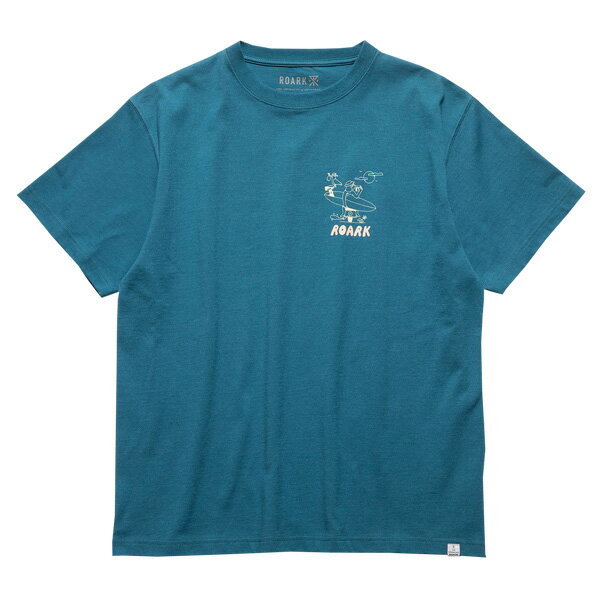 ROARK REVIVAL ロアーク リバイバル : 半袖ロードトリップTシャツ STEEL BLUE