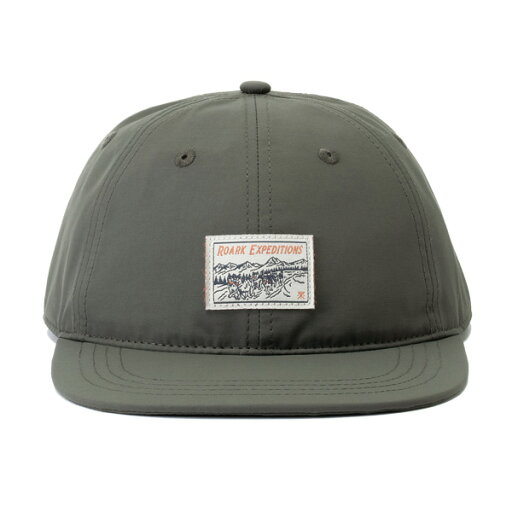 ROARK REVIVAL ロアーク リバイバル : タグ コットンナイロンキャップ CHARCOAL ROARK REVIVAL ロアーク リバイバル : タグ コットンナイロンキャップ CHARCOAL