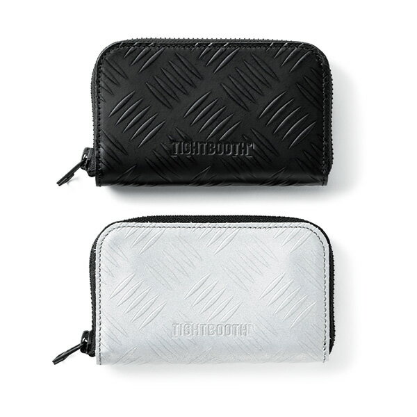 TIGHTBOOTH PRODUCTION タイトブースプロダクション : レザー コンパクトウォレット BLACK
