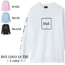 HUF ハフ ロンT ボックスロゴ BOX LOGO L