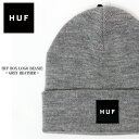 ハフ 帽子 レディース HUF ハフ HUF BOXLOGO BEANIE ハフ ボックスロゴ ニット帽 帽子 ビーニー ワッチ ショートビーニー スケート ブランド スケボー メンズ レディース 男女兼用 頭でかい人もOK!!