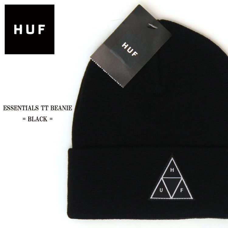 ハフ ニット帽 メンズ HUF ハフ ニット帽 TT BEANIE ハフ ボックスロゴ 帽子 ビーニー ワッチ ショートビーニー スケート スケボー メンズ レディース 男女兼用 頭でかい人もOK!! zozo town スケートボード ファッション 雑誌掲載 supreme team 国内発送 あす楽 fashion アメリカブランド