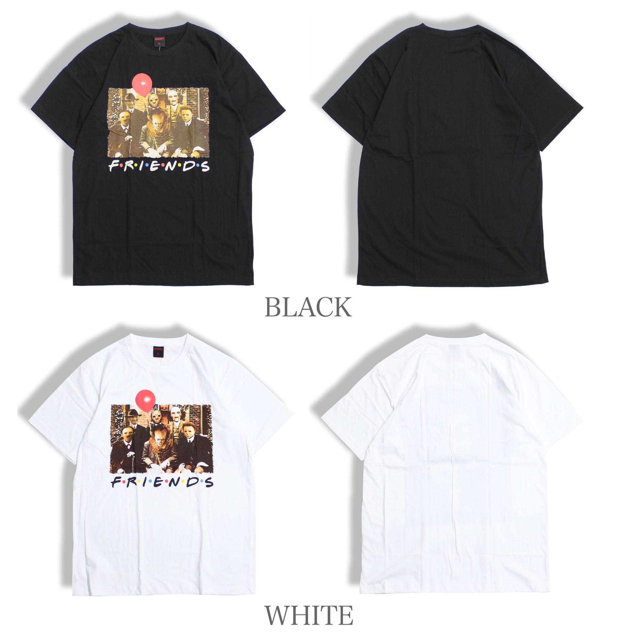 メンズtシャツ 半袖 ブランド アーティストtシャツ ホラー映画 キャラ S M L XL XXL 黒T 白T 大きいサイズ 綿100 海外買付 Jack’n da Box ジャッキンダボックス 横浜ブランド横濱 zozotown ゾゾタウン 10代 20代 30代 40代 50代 おしゃれ 男性衣料品 男女兼用 ユニセックス 2