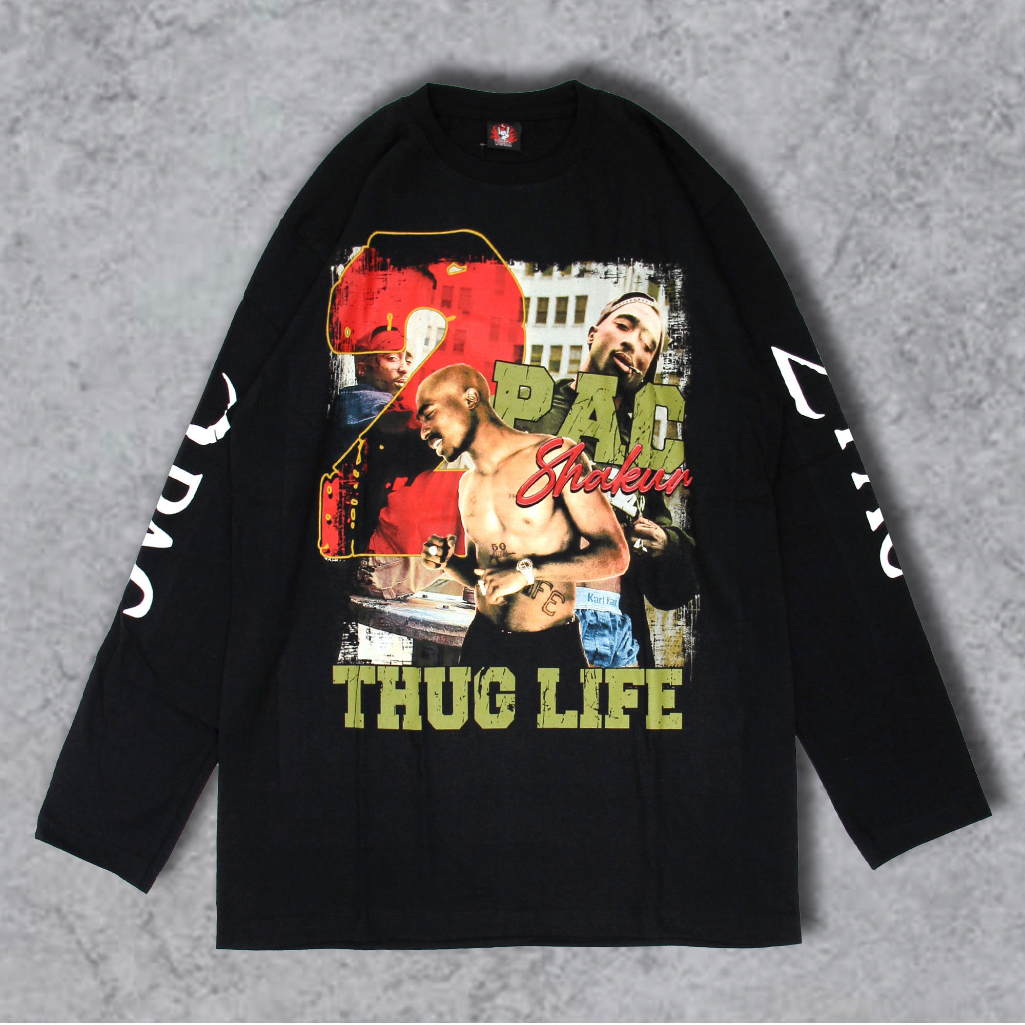 【 別注 長袖 】メンズ ロンT ブランド ラップT アーティストT インポートTシャツ Jack'n da Box ジャッキンダボックス バンT M~2XL 大きいサイズ ペアー 男女兼用 ユニセックス モデル zozo town ゾゾタウン 黒T ブラック セレブ 20代 30代 40代 50代 60代 流行ってる 厚手