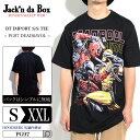 Tシャツ 半袖 メンズ ブランド ストリート 厚手 S M L XL トップス 綿100 アーティスト デザイン フロントプリント 黒いTシャツ 人気 20代 30代 40代 50代 zozotown ゾゾタウン ZOZO TOWN 海外買付 Jack'n da Box オンポート 男女兼用 映画 デットプール ウルバリン PG97