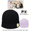 BTS X FILA コラボレーション ニット帽 JUNG KOOK着用 BLACK PURPLE 黒 紫 グク ビーティーエス フィラ BIG HIT MUSIC BHM ファッション 数量限定 防弾少年団 ケーブルニット ジャッキンダボッ…