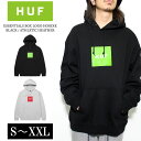 HUF ハフ パーカー プルオーバー BOXLOGO スウェット 全2色 S~XXL ストリート スケート ファッション メンズ レディース 男女兼用 定番 もてる 20代 30代 40代 ストリート スケート SKATE STREET S M L XL XXL ESSENTIALS BOX LOGO HOODIE 黒 ブラック グレー プレゼント