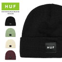 HUF ハフ ニット帽 BOXLOGO BEANIE 4color ハフ ボックスロゴ 帽子 ビーニー ワッチ ショートビーニー スケート ブランド スケボー ...
