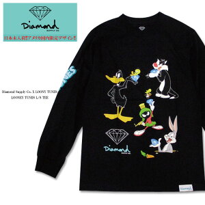 Diamond Supply Co.  ץ饤 T Ĺµ T X LOONY TUNE 롼ˡ塼 LOONY TUNES LONG SLEEVE BLACKܥ졼 ꥫ 2020 ղ  S M L XL