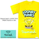 Diamond Supply Co. ダイヤモンド サプライ Tシャツ 半袖 X LOONY TUNE ルーニーチューン TWEETY SKATE SHORT SLEEVE TEE コラボレーション アメリカ限定販売 2020 春夏 新作 S M L XL 黄色