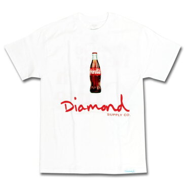 ネコポス対応 ダイヤモンド サプライ Diamond Supply Co. Tシャツ 半袖 S~XXLサイズ コカコーラ COCA COLA COCA OG SIGN TEE コラボレーション アメリカ限定販売 メンズ レディース