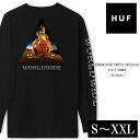 リー ペアTシャツ HUF ハフ ロンT 長袖 メンズ Tシャツ 全3色 5サイズ 大きいサイズ 20代 30代 40代 ストリート スケート ファッション レディース 男女兼用 EMBER ROSE LONG SLEEVE 黒 白 黄色 ブラック ホワイト イエロー S M L XL XXL 薔薇 バラ ROSE 海外限定カラー