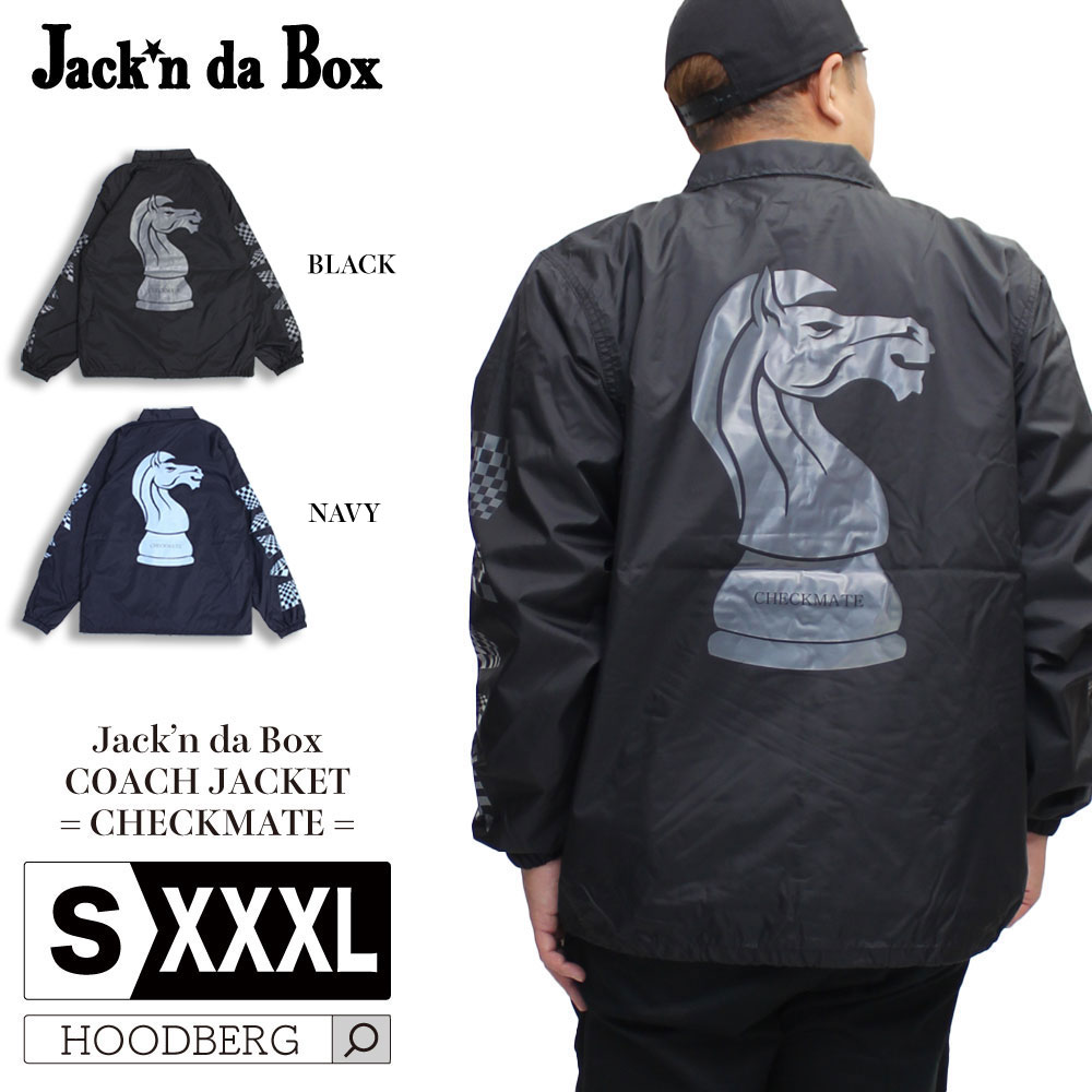 コーチジャケット バイク メンズ ストリート 秋 冬 春 防風 はっ水 撥水 COACH JACKET ジャケット Jack’n da Box ジャッキンダボックス スケート スケボー ナイロンジャケット トラックジャケット アメカジ ライトアウター 大きいサイズ 送料無料 zozo town zozotown