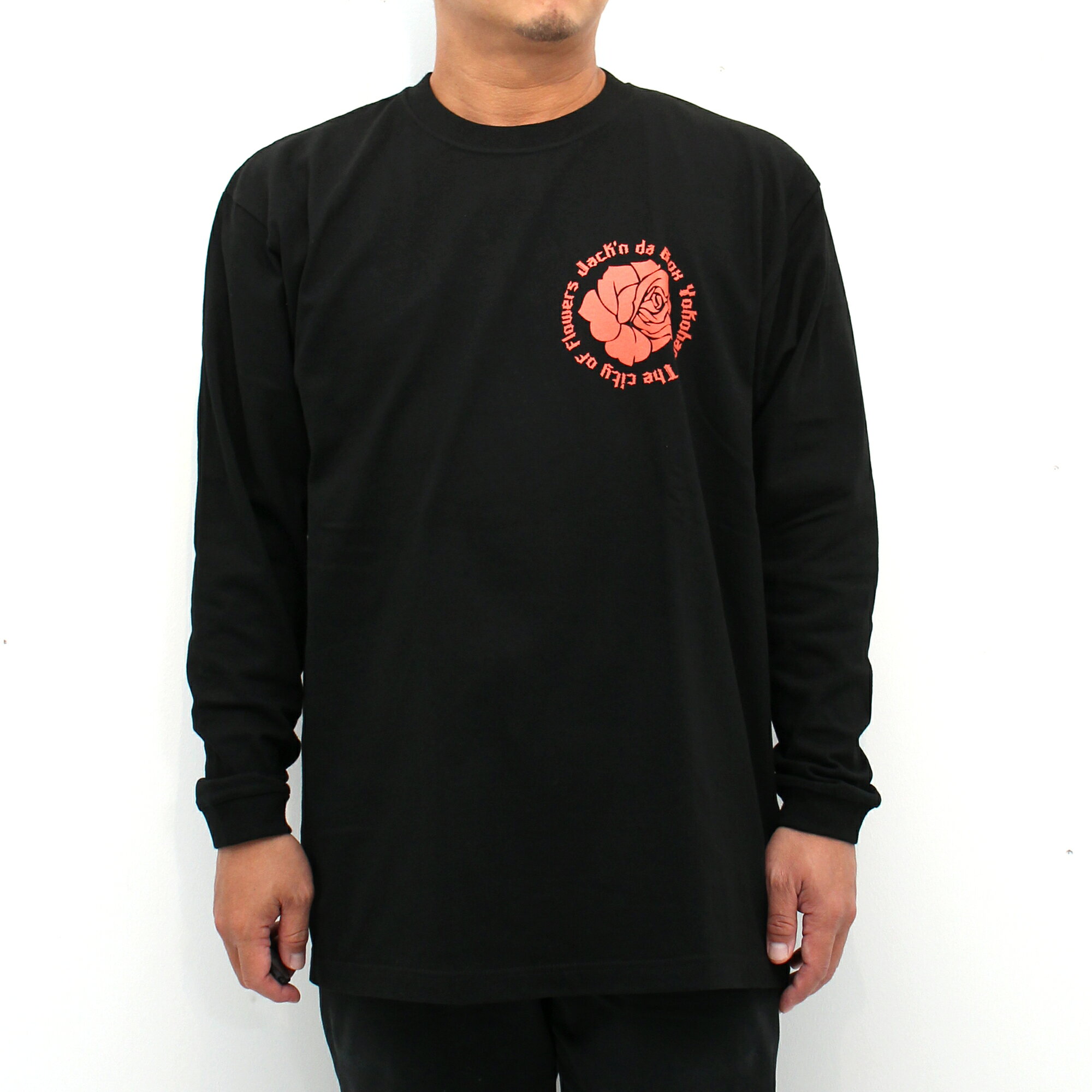 ロンT ユニセックス ブランド 長袖 ストリート 厚手 S M L XL XXL XXXL 全2色 カットソー トップス 綿100 アーティスト デザイン 20代 30代 40代 50代 大人 メンズファッション JACKNDABOX 薔薇 フリーメイソン zozo town ZOZOTOWN ゾゾタウン プレゼント 誕生日 肉厚 3
