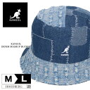 KANGOL カンゴール バケットハット Denim Mashup Bucket デニム ヴィンテージ カンゴルー 帽子 メンズ レディース M L DENIM...